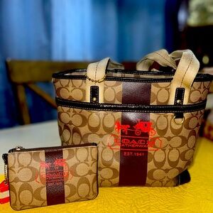 Coach bag and wristlet